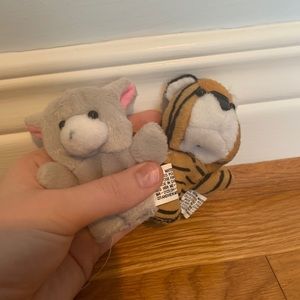 Cat and Tiger Finger puppets
